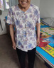 俞兆林母亲节奶奶装夏季短袖套装中老年女装衬衫老太太夏天衣服 Y52K100 实拍图
