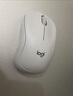 罗技（Logitech）M221 轻音鼠标 无线鼠标 办公鼠标 对称鼠标 带无线微型接收器 米白色 实拍图