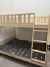 皓娜【现货闪发】床全实木儿童床上下层实木床上下床男孩女孩子母床 单梯款+床垫（无梯柜） 上铺宽1.15米下铺宽1.35米 实拍图