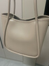 CHARLES&KEITH大容量通勤单肩托特包子母包生日新年礼物送女友CK2-30782647 Taupe灰褐色 M 实拍图