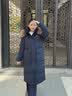 波司登反季极寒鹅绒男女连帽超长款毛领商场同款新年红羽绒服 实拍图