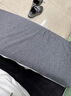 柚琳学生宿舍床头靠垫寝室床上下铺铁架软包大靠背单人床靠枕可拆洗  灰色 80cm*25cm 含枕芯 实拍图