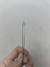 镊子不锈钢拔毛小镊子拔胡子汗毛拔头发拔眉毛夹眉夹子贴假睫毛 平口夹2支 实拍图