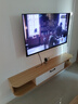 完美木匠 实木壁挂电视柜窄现代简约简易挂墙柜悬挂迷你客厅小户型悬空  包安装-原木色1.4米电视柜 实拍图