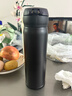 膳魔师（THERMOS）保温杯500ml男女士儿童水杯子学生生日礼物JNL-502黑色 实拍图