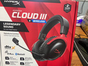 极度未知（HYPERX） 飓风2飓风3系列游戏耳机头戴式FPS吃鸡电脑耳机电竞 降噪麦克风游戏耳麦 原金士顿cloud耳机 飓风3无线加强 黑红【200小时长续航】 实拍图
