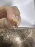 六福珠宝 足金光砂圆珠黄金耳环耳饰 计价 G01G0030DS 约2.13克 实拍图