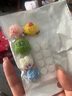 网红可爱迷你汽车摆件中控台副驾驶车载电动车内大屏摆件装饰用品 海绵宝宝贴片一组5个（送胶） 实拍图