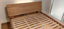 源氏木语全实木床现代简约橡木多功能主卧大床北欧风小户型卧室夜灯双人床 橡木原木色高铺1.35*2m无垫 实拍图