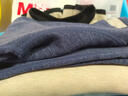猫人（MiiOW）男士保暖内衣男款加厚德发热无痕羊毛加绒打底衫秋衣秋裤套装冬季 丈青【羊毛蚕丝-男套】 2XL 【男女码。建议重140-160斤】 实拍图
