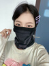 梦多福骑行面罩防风面罩男士口罩冬季保暖防寒面罩半脸多功能护耳颈脖套 暗夜黑-爆款推荐 1个 均码 实拍图