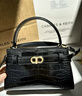 CHARLES&KEITH鳄鱼纹凯莉包手提斜挎婚包包女包生日礼物CK2-50270880-1 Ivory象牙色 S 实拍图