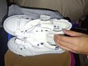 回力帆布鞋男透气板鞋男鞋子男士休闲鞋学生青年潮布鞋运动春夏季2025 白色 43 实拍图