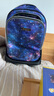 京商（Kyosho）日本初中小学生高年级可爬楼大轮子拉杆书包防水大容量男女旅行箱 紫色星空 实拍图