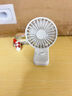 无印良品（MUJI）迷你夹子风扇 办公室桌面 学生宿舍 床头 便携 LAI2CC4S 白 实拍图