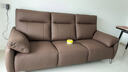 左右零靠墙电动功能头层牛皮沙发6013深咖色 2.24m小三双 实拍图