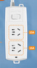 吉顺10a转16a插座+10a插排转换器大功率插接线板空调热水器电源延长线接拖线板10安插头转16安 1.8米 实拍图