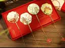 具才古典中国风故宫四季书签礼盒文创高级轻奢小学生创意高颜值金属黄铜书签贴夹老师生日礼物伴手礼品 实拍图