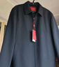 红都夹克男春秋中老年大码夹克衫爸爸装上班开会正装商务翻领男装外套 藏蓝袖口带扣款JK8613-1 XL (180/96A) 实拍图