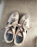 回力（Warrior）女鞋秋季透气休闲运动鞋子女士复古板鞋德训阿甘鞋 0053 米黑 36 实拍图