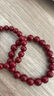 朱砂红手串情侣款本命年新款转运珠紫金砂伴生矿石手链 14mm手串 实拍图