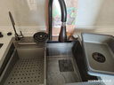 JOMOW九牧王洗菜盆5MM厚瀑布飞雨厨房水槽大单槽304不锈钢洗菜池 60*45cm枪灰色(飞雨瀑布) 抽拉飞雨套餐+台控下水+洗杯器+净水龙头 实拍图