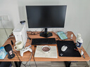 喜米莱【热卖款式】电动升降桌电脑电竞桌台式学习书桌实木办公直播桌子 【单电机】胡桃色+黑腿18mm桌面 长120宽70高75cm 实拍图