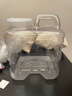 拜杰水桶手提式纯净水桶矿泉水桶饮水桶带龙头大容量自驾游户外储水桶 户外水桶10L【透明款+配件套装】 实拍图