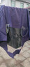 雨衣电动车摩托车雨披成人男女单人双帽檐雨衣加大加厚骑行雨衣 大号单人双帽横宽1.9米 紫色 实拍图