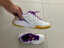 尤尼克斯羽毛球鞋减震耐磨比赛训练专业动力垫SHB101CR白紫41 实拍图