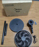 美的（Midea）【超级单品】七叶轻音立式电风扇家用柔风落地扇台式桌面小型风扇大风量节能摇头宿舍电扇 SAF30AB 实拍图