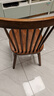 原始原素实木餐椅小户型餐厅简约现代舒适黑胡桃色京禾餐椅竖条2把 P3121 实拍图