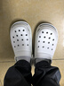 回力（Warrior）拖鞋男士凉鞋男透气洞洞鞋防滑沙滩鞋子男 0228 白色 40 实拍图