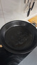 臻三环手工铁锅水煎包煎蛋锅无涂层不易粘锅少油烟双耳平底铸铁煎锅 黑色 36cm 实拍图