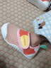 卡特兔学步鞋童鞋男童春夏女童洞洞鞋软底网面宝宝鞋透气幼儿园室内鞋 橙粉白 25 内长15.5cm  脚长14.3-14.9 实拍图