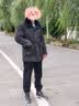 老爷车（LAOYECHE）中年爸爸装中长款男士棉服冬季加绒加厚保暖外套男老年人冬天棉衣 实拍图