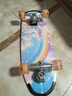 菠萝君（Pi Roller）S7陆地冲浪板四轮初学者成人滑板儿童陆冲板专业刷街路冲板免蹬地 28英寸S7【彩虹独角兽】 陆地冲浪板 实拍图