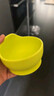 albo婴儿辅食碗新生儿宝宝吃饭吸盘碗儿童餐具防摔烫便携硅胶碗 CJ360 实拍图