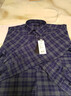 杉杉（FIRS）纯棉磨毛长袖衬衫男 中年爸爸装全棉格子衬衣男 A951-1 42  实拍图