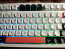 惠普（HP）K110真机械手感键盘 黑白橙三拼色 98键配列 有线USB游戏笔记本电脑26键无冲 实拍图