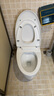 JOMOW家用普通马桶虹吸式麒麟冲刷系统防溅泡沫盾大冲力防臭落地坐便器 M45麒麟冲刷【脚踢冲水】一级水效 250/300/350/400 坑距下单备注 实拍图