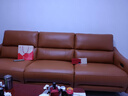 芝华仕（CHEERS）头等舱真皮电动沙发客厅现代简约芝华士50611B小橘沙发|橙2.82m 实拍图