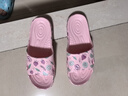 维布伦（VEBLEN）防滑拖鞋女外穿夏季印花室内居家软底凉拖鞋厚底浴室洗澡凉拖女款 69222草莓水晶粉 36-37 实拍图