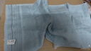 金号纯棉毛巾 AAA级抗菌洁面巾 A类全棉洗脸毛巾蓝色1条70*33cm/100g 实拍图