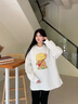 苒祺祺孕妇装秋装套装连衣裙时髦长袖2025新款外穿上衣卫衣两件套春秋 奶茶色上衣（单件） L 实拍图