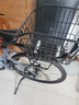 自行车后车筐山地车篮儿童折叠车后置篮子单车电动车后篮加大车篓书包架 铝合金货架+后车筐 实拍图