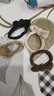 SAHANE 佐羽蝴蝶结发圈女高级感扎头发皮筋头绳简约气质扎高马尾皮套头饰发绳 蝴蝶结发圈【混色5条】 实拍图