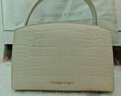 CHARLES&KEITH鳄鱼纹凯莉包手提斜挎婚包包女包生日礼物CK2-50270880-1 Ivory象牙色 S 实拍图