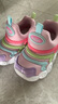 361°童鞋 儿童学步鞋春秋男女童软弹毛毛虫鞋运动宝宝鞋 粉22 实拍图