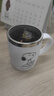 史努比（SNOOPY）保温杯 带手柄不锈钢办公保温杯水杯可爱杯子情侣杯420ML 白色 实拍图